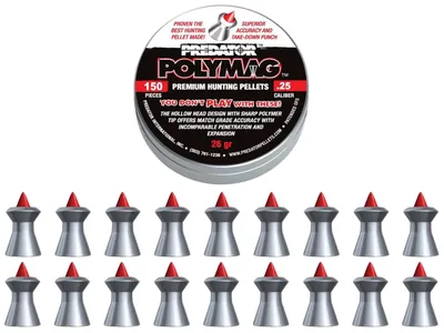 Śrut 6,35 mm Diabolo JSB Polymag Predator 150 szt. szpiczasty (1004-01-150)