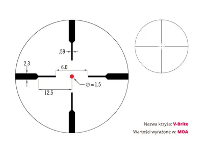Luneta celownicza Vortex Crossfire II Hog Hunter 3-12x56 AO V-Brite tubus 30 mm bez montażu (CF2-31049) VORTEX OPTICS - widok 4