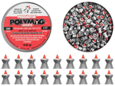Śrut 4,5 mm Diabolo JSB Polymag Short 200 szt. szpiczasty (1010-01-200) - widok 2