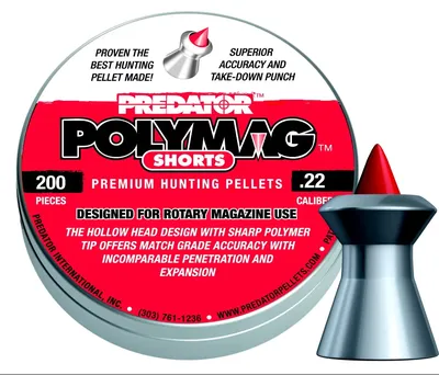Śrut 5,5 mm Diabolo JSB Polymag Short  200 szt. szpiczasty (1011-01-200)