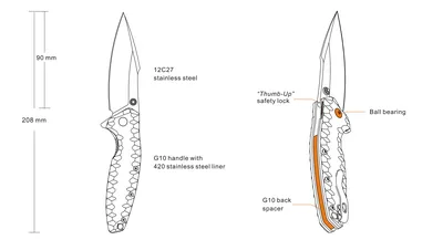 Nóż Ruike P843-W (P843-W) - widok 4
