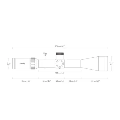 Luneta celownicza Hawke Vantage 30 WA FFP 6-24x50 IR SF Half Mil Dot (354-053) HAWKE OPTICS - widok 4