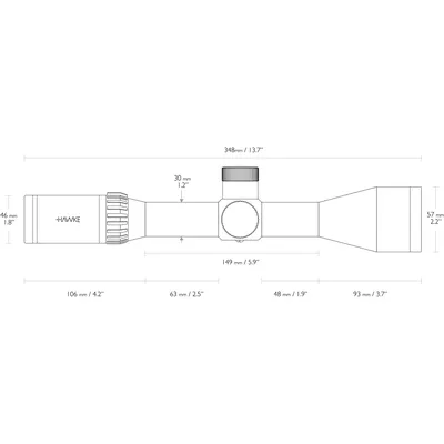 Luneta celownicza Hawke Airmax 4-16x50 SF AMX IR Target Turrets tubus 30 mm bez montażu (354-113) HAWKE OPTICS - widok 3