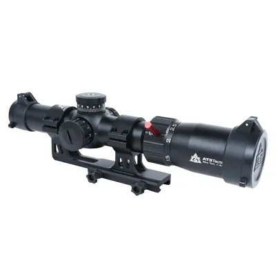 Luneta celownicza AT3 Tactical 1-6x24 30 mm BDC z montażem (AT3-RT-1-6X24) - widok 8