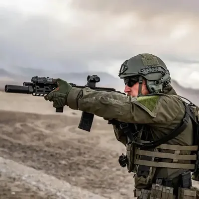 Celownik pryzmatyczny Primary Arms SLx 1x Micro Prism iR Red ACSS Cyclops Gen II FDE (777-053) - widok 4