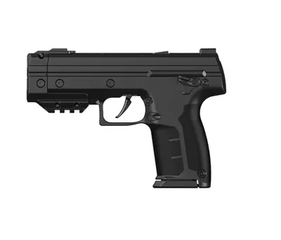Pistolet na kule gumowe i pieprzowe BYRNA LE BLACK k.68 CO2-12g zestaw (LK68300-1) - widok 4