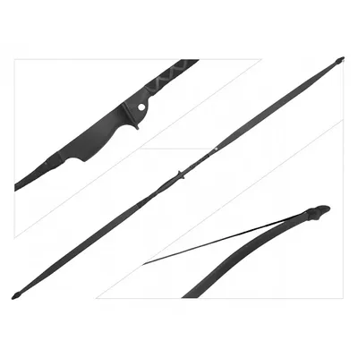 Łuk klasyczny Poe Lang Ek ROBIN HOOD czarny 30-35 LBS (RE-018B) - widok 2
