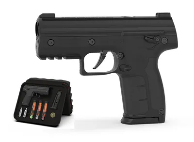 Pistolet na kule gumowe i pieprzowe BYRNA SD BLACK k.68 CO2 8g zestaw