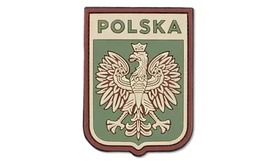 Naszywka 3D - Polska herb - Multicamo - 444130-7055 - 101 Inc.