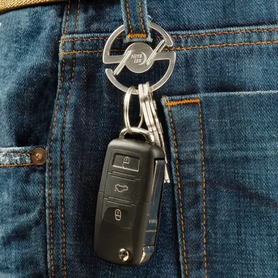 Karabińczyk Medallion Key Carabiner - Stalowy - Srebrny - MKC-11-R3 - Nite Ize - widok 4