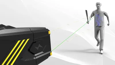 Paralizator strzelający Taser HUSHA TX100P 55.000 V zestaw PRO (Paralizator+2kabury+4kartridże+walizka) - widok 4