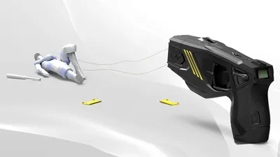 Paralizator strzelający Taser HUSHA TX100P 55.000 V zestaw Basic (Paralizator+2kartridże+walizka) - widok 6