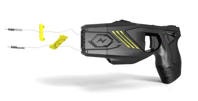 Paralizator strzelający Taser HUSHA TX100P 55.000 V zestaw Basic (Paralizator+2kartridże+walizka) - widok 4