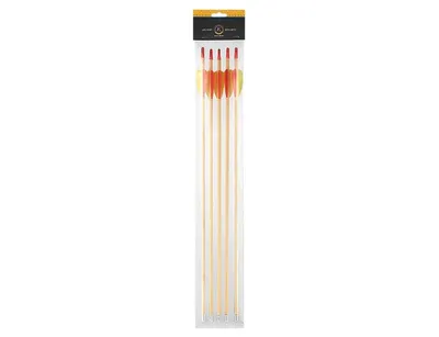 Strzały drewniane 29" Poe Lang Black Point (VD-002A-B3) - zestaw 5 sztuk