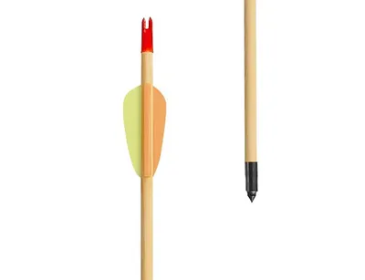 Strzały drewniane 29" Poe Lang Black Point (VD-002A-B3) - zestaw 5 sztuk - widok 2