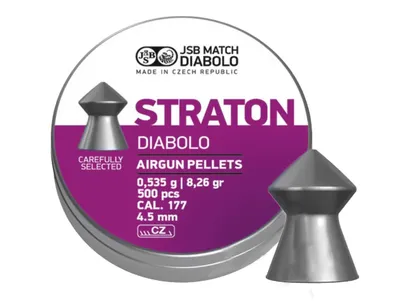 Śrut 4,5 mm Diabolo JSB Straton 500 szt. szpiczasty (546112-500)