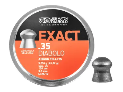 Śrut 9 mm Diabolo JSB Exact 100 szt. półokrągły(546035-100)