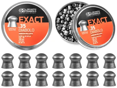 Śrut 9 mm Diabolo JSB Exact 100 szt. półokrągły(546035-100) - widok 2