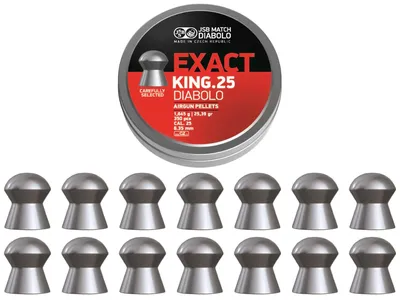Śrut 6,35 mm Diabolo JSB Exact King 350 szt. półokrągły (546298-350)