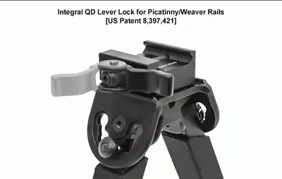 Bipod Leapers składany Rubber Armored QD (TL-BP20Q-A) - widok 6