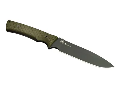 Spartan Blades Damysus SBSL003BKGR Black Blade Green Micarta Nóż stały