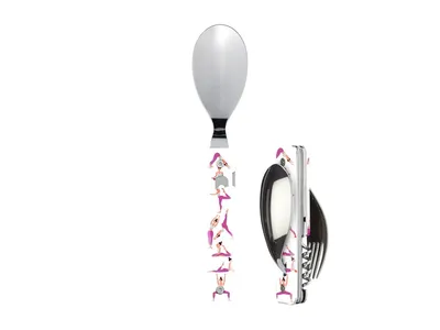 Akinod Multifunction Cutlery 13H25 Mirror Yoga Sztućce turystyczne