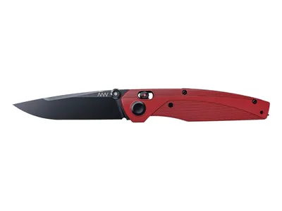 Anv Knives A100 BB DLC Sleipner GRN Red / Alock ANVA100-021 Nóż składany
