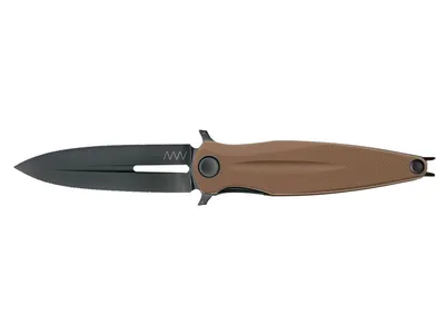 ANV Knives Z400 BB DLC Black G10 Coyote ANVZ400-016 Nóż składany 23 cm