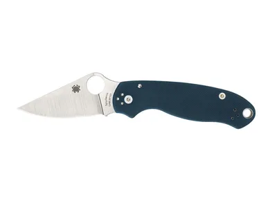 Spyderco Para 3 G-10 Cobalt Blue Plain C223GPCBL Nóż składany 18,3 cm