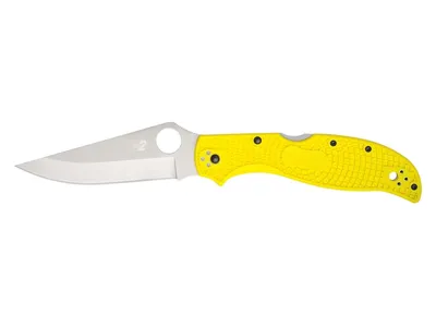 Spyderco Stretch 2 XL Salt Yellow Plain C258PYL Nóż składany 22,6 cm