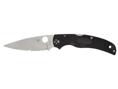 Spyderco Native Chief FRN Black Combo C244PSBK Nóż składany 23 cm