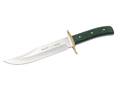 Nóż stały Muela BOWIE, Micarta YUTA zielony, dł. ostrza 19 cm
