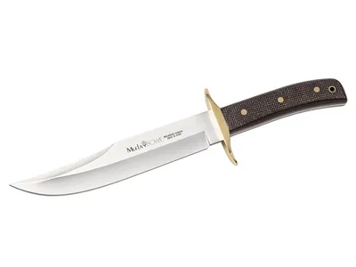 Nóż stały Muela BOWIE, Micarta YUTA brązowy, dł. ostrza 19 cm