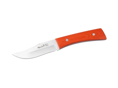 Nóż stały Muela BOWIE, Micarta pomarańczowy, dł. ostrza 8 cm