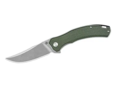 QSP Walrus Micarta Stw QS151-C1 Green Nóż składany 20,6 cm