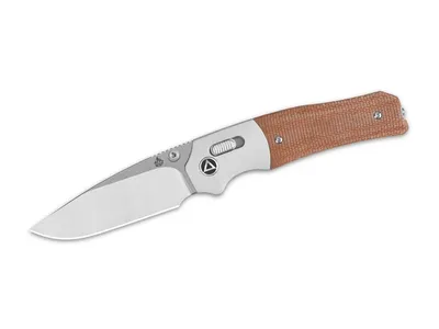 QSP Vault Micarta Satin/Stw QS157-C1 Tan Nóż składany 19,1 cm