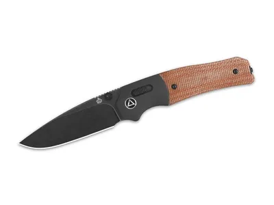 QSP Vault Micarta Stw Black QS157-C2 Tan Nóż składany 19,1 cm