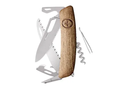 Swiza SH05TR AM WAVY EDGE Wood Walnut (KST.0056.6300)