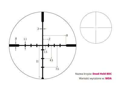 Luneta celownicza Vortex Crossfire II 3-9x50 BDC tubus 1" bez montażu (CF2-31011) VORTEX OPTICS - widok 6