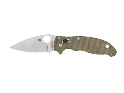 Spyderco Manix 2 Brown Canvas Micarta CPM Cruwear C101MPCW2 Nóż składany