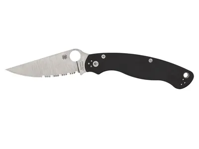 Spyderco Military 2 G-10 Black Combo C36GPS2 Nóż składany stal CPM-S30V