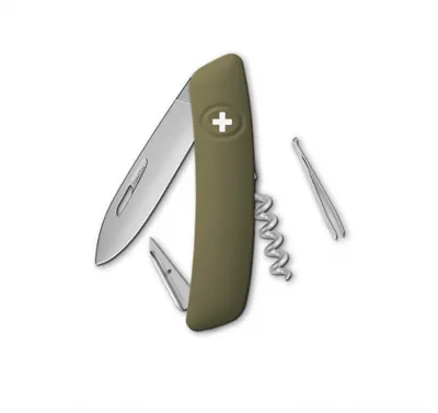 Scyzoryk Swiza D01 Olive Allmatt KNI.0016.1050