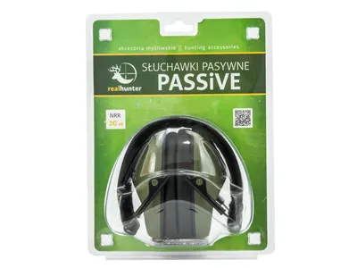 Słuchawki RealHunter Passive oliwkowe (LE-701B olive) - widok 3