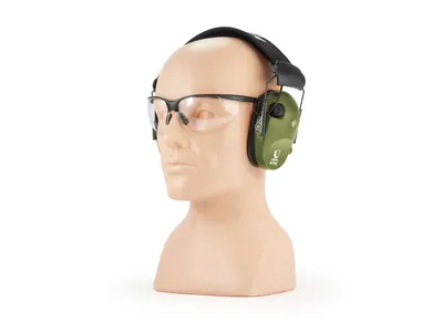 Słuchawki RealHunter Active PRO oliwkowe + okulary (LE-401B+LG3048 olive) - widok 6