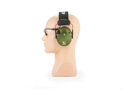 Słuchawki RealHunter Active PRO oliwkowe + okulary (LE-401B+LG3048 olive) - widok 7