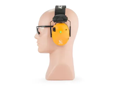 Słuchawki RealHunter Active PRO pomara. + okulary (LE-401B+LG3048 orang) - widok 4