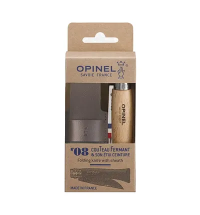 Nóż Składany Opinel No 08 Inox z etui