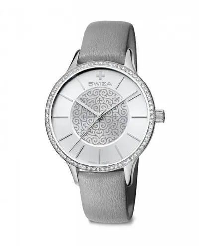 Zegarek damski Swiza Stella, Sst, silver, grey WAT.0631.1005
