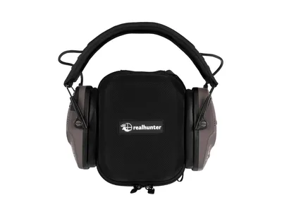 Słuchawki RealHunter Active ProSHOT BT brązowe (EM030 brown / tan) - widok 3