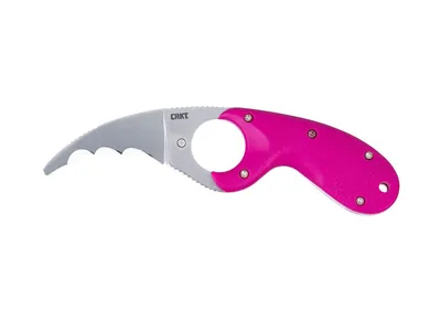 CRKT Bear Claw Pink W/Veff Serrations 2511F Karambit 14,5 cm